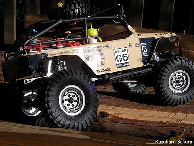 Axial(アキシャル)・SCX10・ジープ ラングラー G6 製作記 ～ 完成画像 走行前